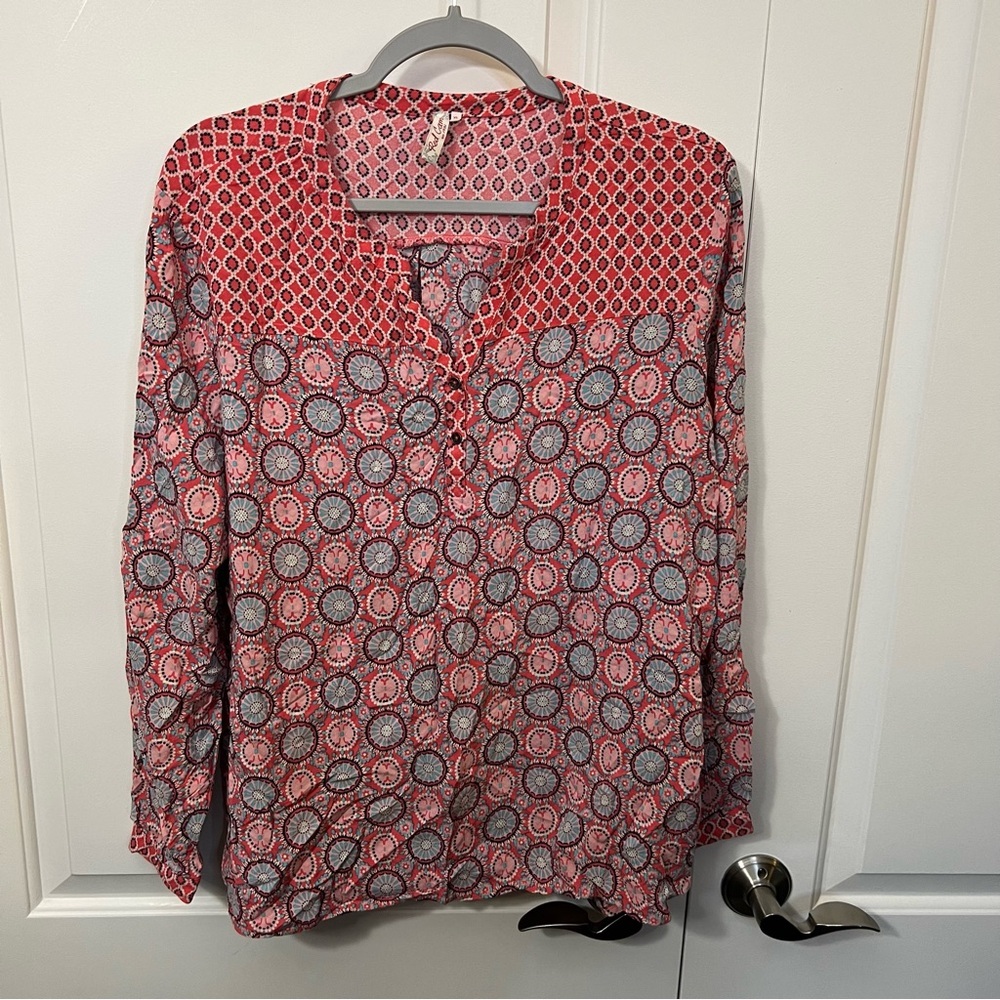 Red Camel women’s boho blouse. EUC Size XL.